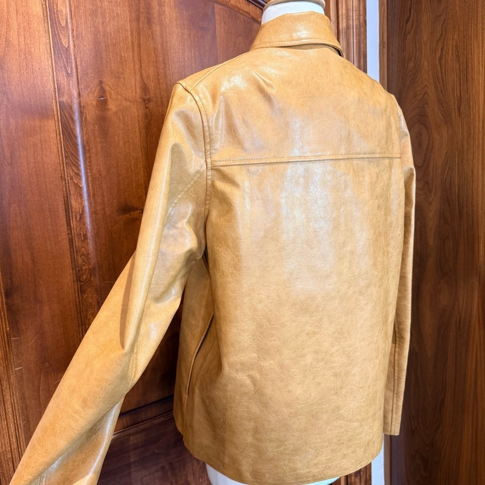 💋Anthropologie rag & bone Jodie faux Leather Jacket - Picture 7 of 12